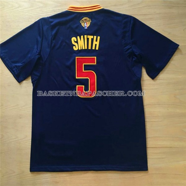 Maillot Manche Courte Cleveland Cavaliers Smith Bleu